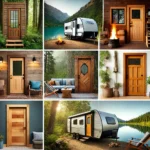 Durable Camping External Wooden Doors for Every Adventure