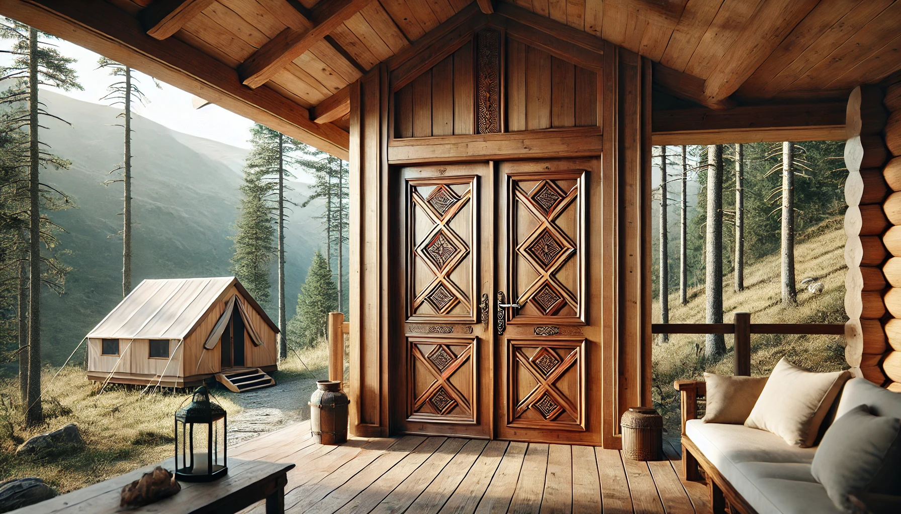 Read more about the article Premium Custom Wooden Doors for Camping Adventures